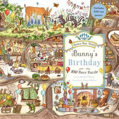 Bunny's Birthday Puzzle:  A Magical Woodland, 100-piece Puzzle