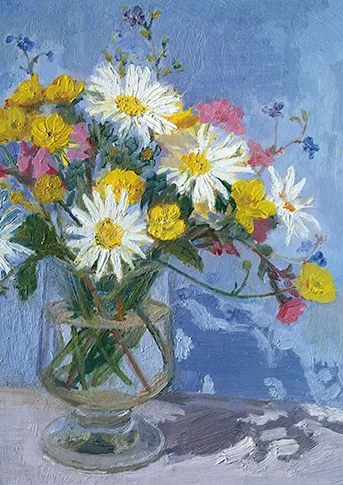 Buttercup And Daisies, Dubbelvikt Kort
