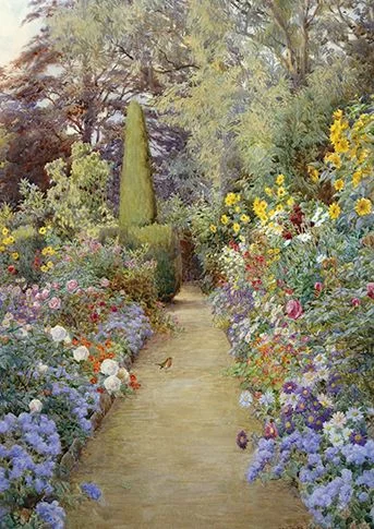 The Garden Path, Dubbelvikt Kort