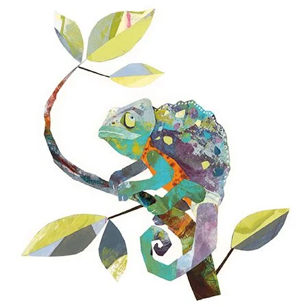 Abstract Chameleon, Dubbelvikt Kort