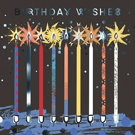 Candles, Dubbelvikt Kort