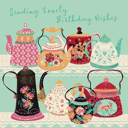Teapots, Dubbelvikt Kort
