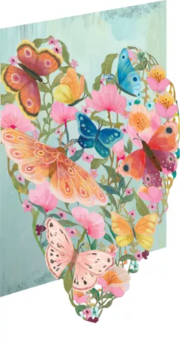Butterfly Ball Lasercut Card