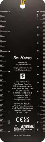 Beaded Bkmk Bee Happy