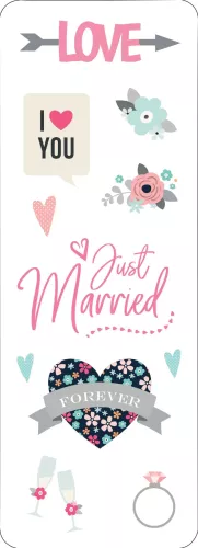 Sticker Set Wedding