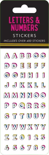 Sticker Set Letters & Numbers