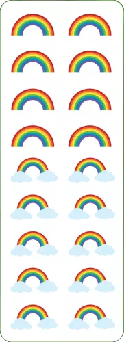 Sticker Set Rainbows