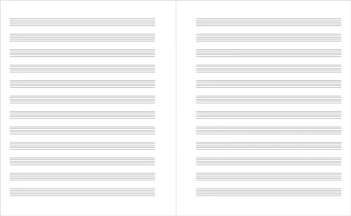 Music Manuscript Notebook