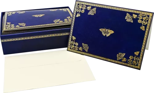 Note Card Gilded Butterflies