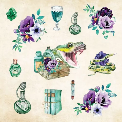 Sticker Book Mystical Ephemera