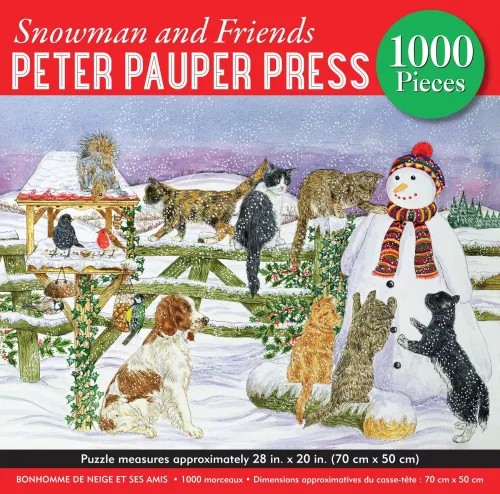 Puzzle Snowman & Friends