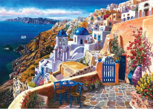 Puzzle Santorini