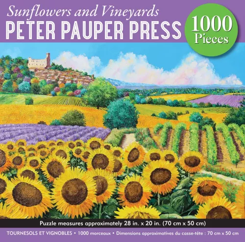 Puzzle Sunflowers & Vineyards