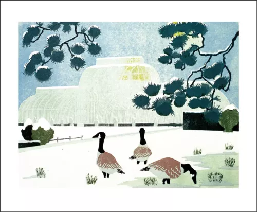 Kew Gardens by Angela Newberry, Greeting Card