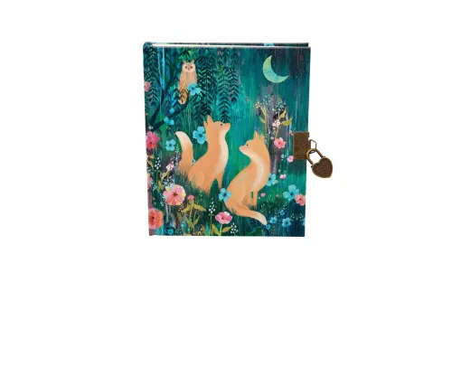 Moonlit Meadow Lockable Notebook