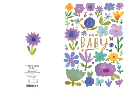 Baby Flowers Greeting Card