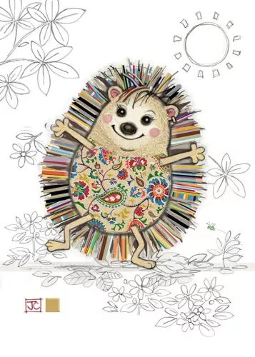 Hattie Hedgehog, Greeting Card