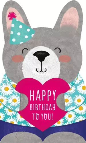 Happy Birthday Rabbit, Greeting Card