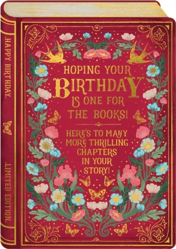 Birthday Is One For The Books, Greeting Card