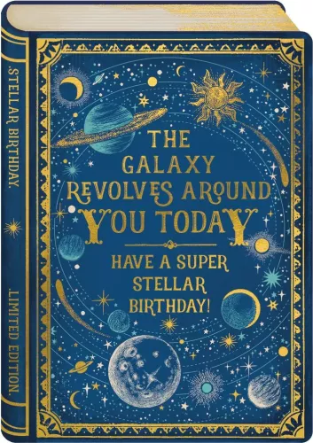 Galaxy Revolves Around You, Greeting Card