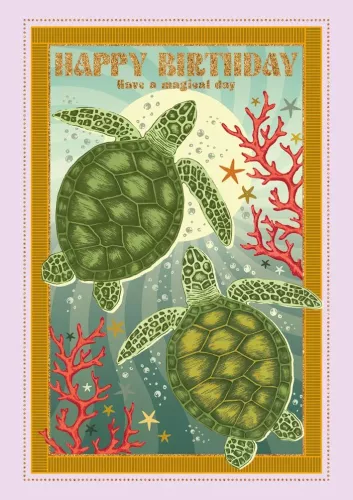 With Love Turtles, Greeting Card