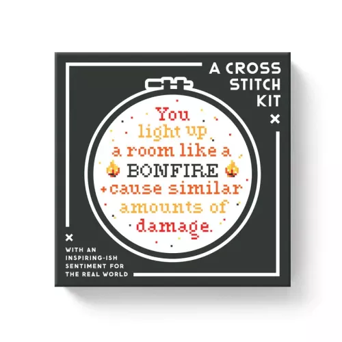 You Light Up A Room Cross Stitch Kit
