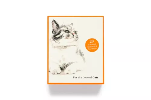 For the Love of Cats: 20 Individual Notecards and Envelopes