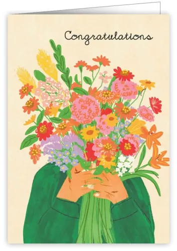 Bouquet of Flowers, Greeting Card