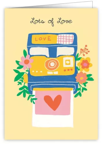 Polaroid Camera, Greeting Card