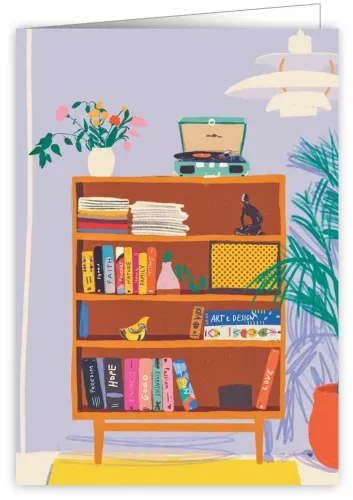 Book Shelf , Greeting Card