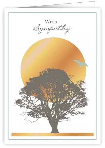 Tree Silhouette, Greeting Card