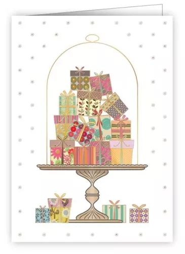 Presents under Cloche, Mini Card