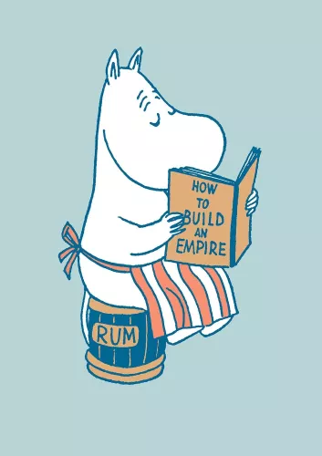 Moomin build an empire, Greeting Card