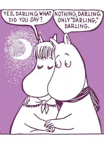 Moomin darling, Greeting Card