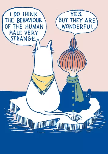 Moomin human male, Greeting Card