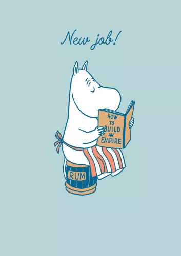 Moominmama new job!, Greeting Card