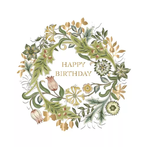 Morris&Co Birthday, Greeting Card