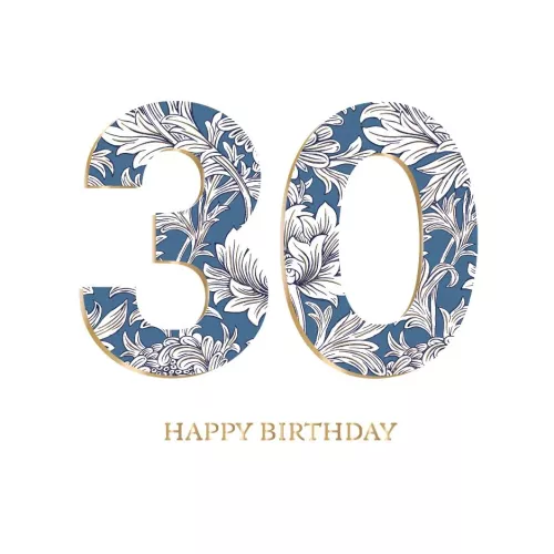 Morris&Co 30th, Greeting Card