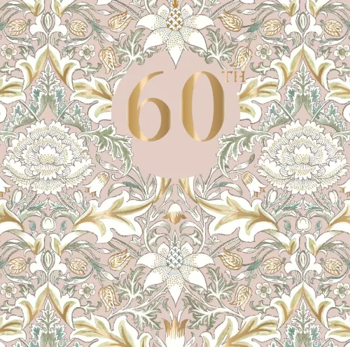 Morris&Co 60th, Greeting Card