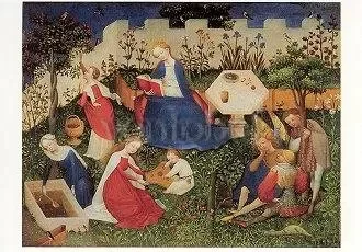 The Garden of Paradise (c. 1400 / 1420), Postcard