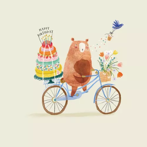 Birthday Bear, Greeting Card