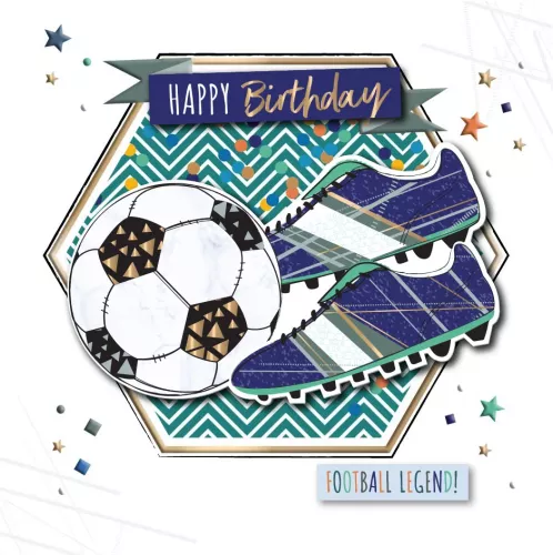 Happy Birthday Football Legend, Greeting Card