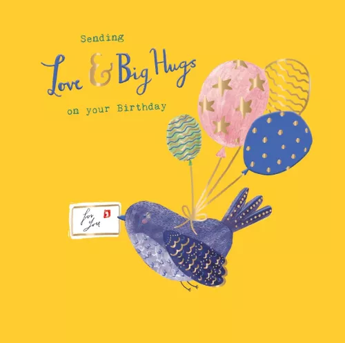 Birthday By Air Mail, Greeting Card