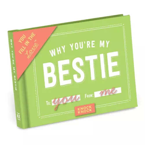 Knock Knock Why You're My Bestie Book Fill in the Love