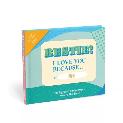 Knock Knock Bestie I Love You Because … Book Fill in the Love