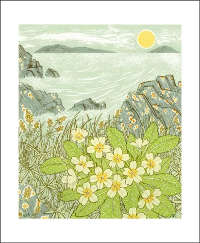 Island Primrose, Greeting Card