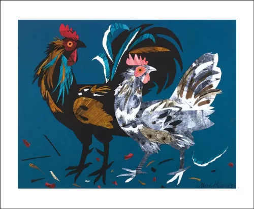 Fine Fowl, Greeting Card
