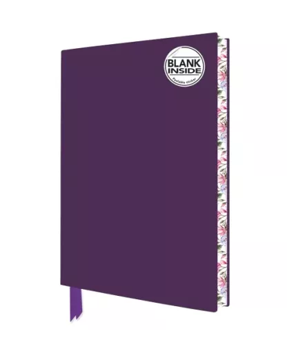 Purple Blank Artisan Notebook