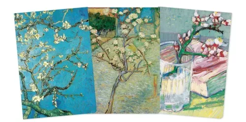 Vincent van Gogh: Blossom Set of 3 Midi Notebooks