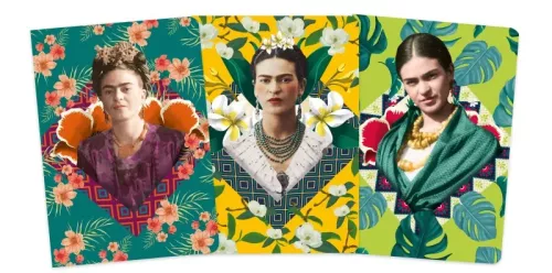 Frida Kahlo Set of 3 Midi Notebooks